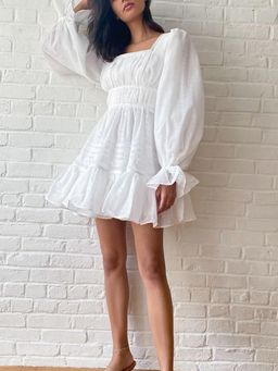 Aje Impression Dress White Size 6 for rent on The Volte - image 6