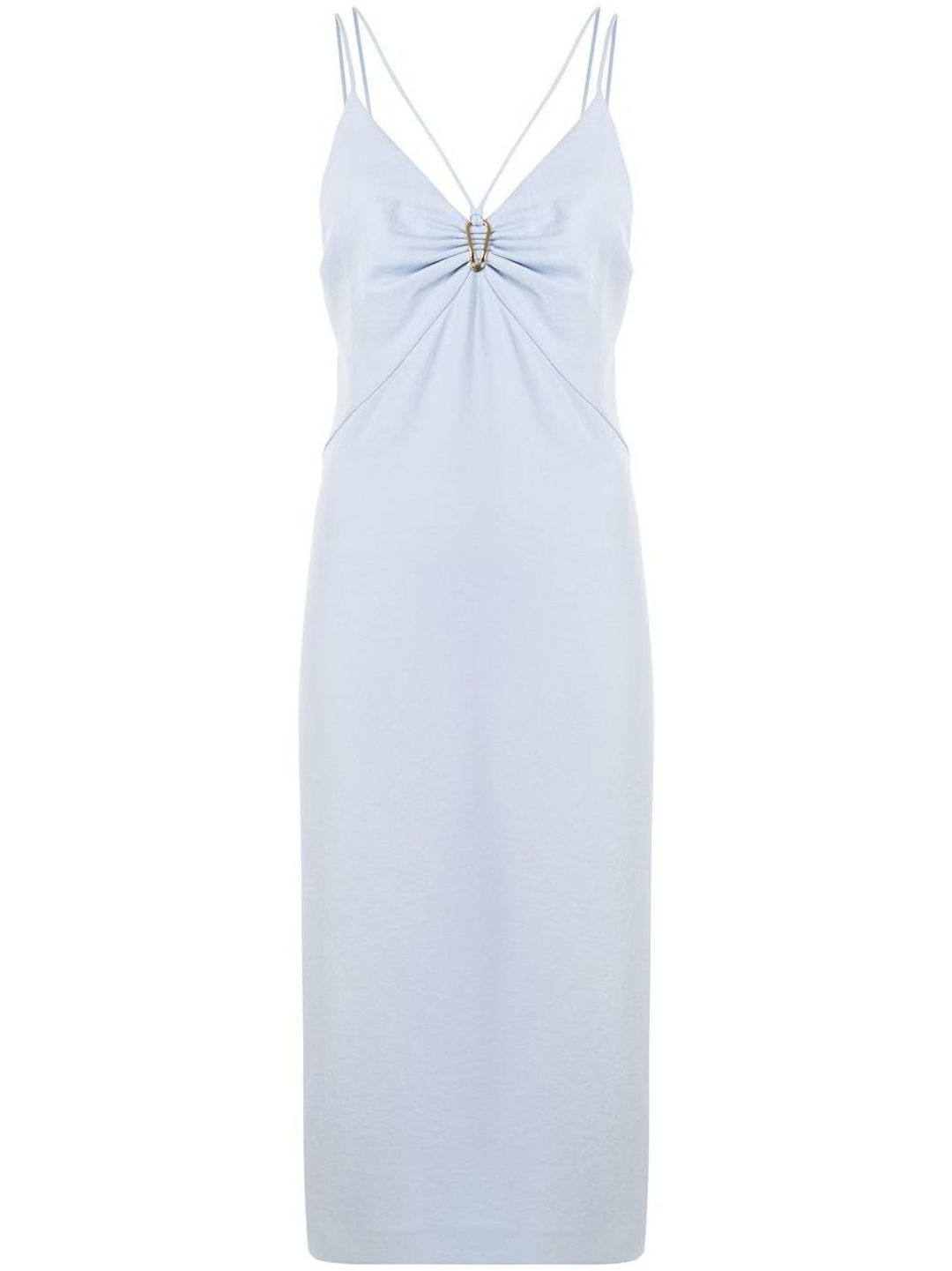 Dion Lee Whitewash Link Slip Dress Blue Size 10  for rent on The Volte - main image