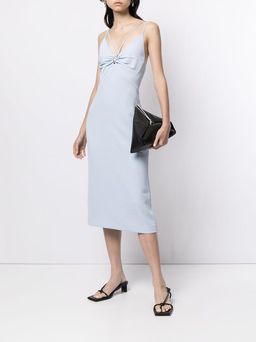 Dion Lee Whitewash Link Slip Dress Blue Size 10  for rent on The Volte - image 1