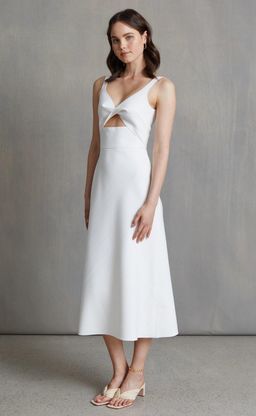 Bec + Bridge Forever Young Midi Dress In Ivory - SIZE 8 for rent on The Volte - image 7