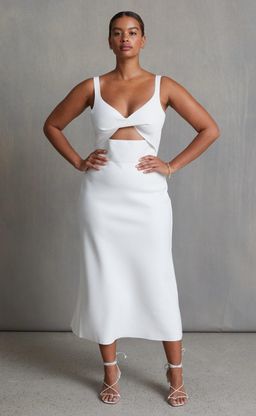 Bec + Bridge Forever Young Midi Dress In Ivory - SIZE 8 for rent on The Volte - image 10