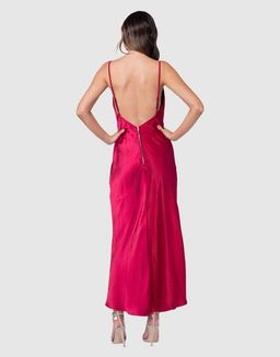 PILGRIM AURORA SATIN DRESS (CERISE) - SIZE 6 for rent on The Volte - image 3