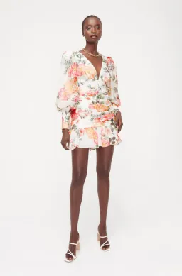 Sheike Bouquet Mini Dress Floral Size 16 for rent on The Volte - image 1