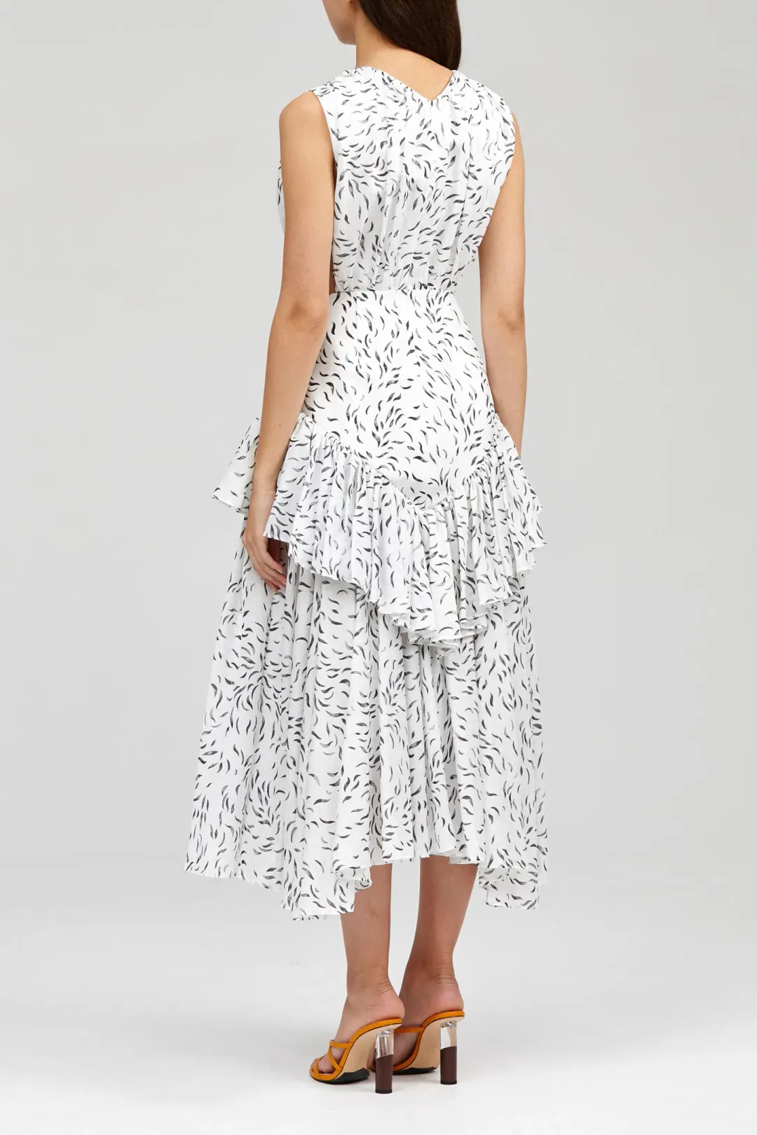 Acler Grosvenor Dress Print Size 8 for rent on The Volte - main image