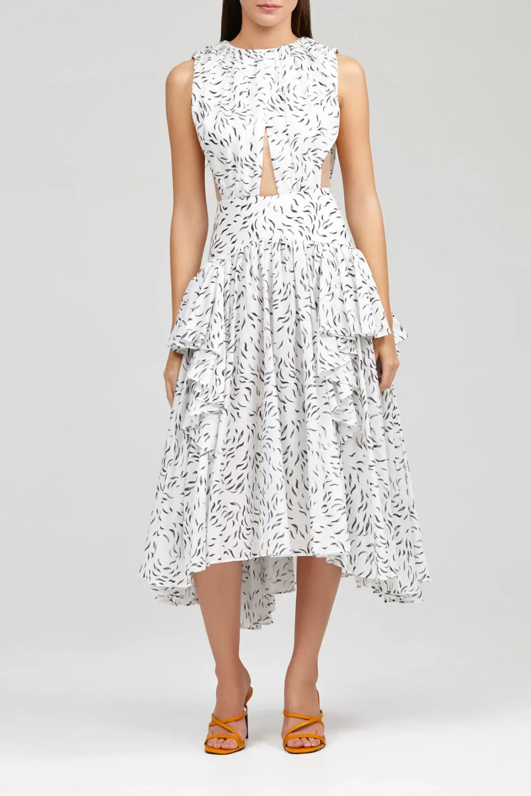 Acler Grosvenor Dress Print Size 8 for rent on The Volte - main image