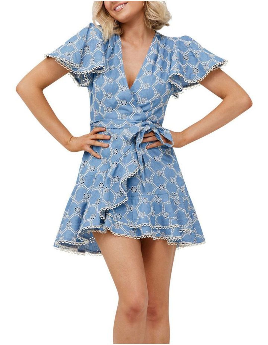 Pilgrim Nora mini dress for rent on The Volte - main image