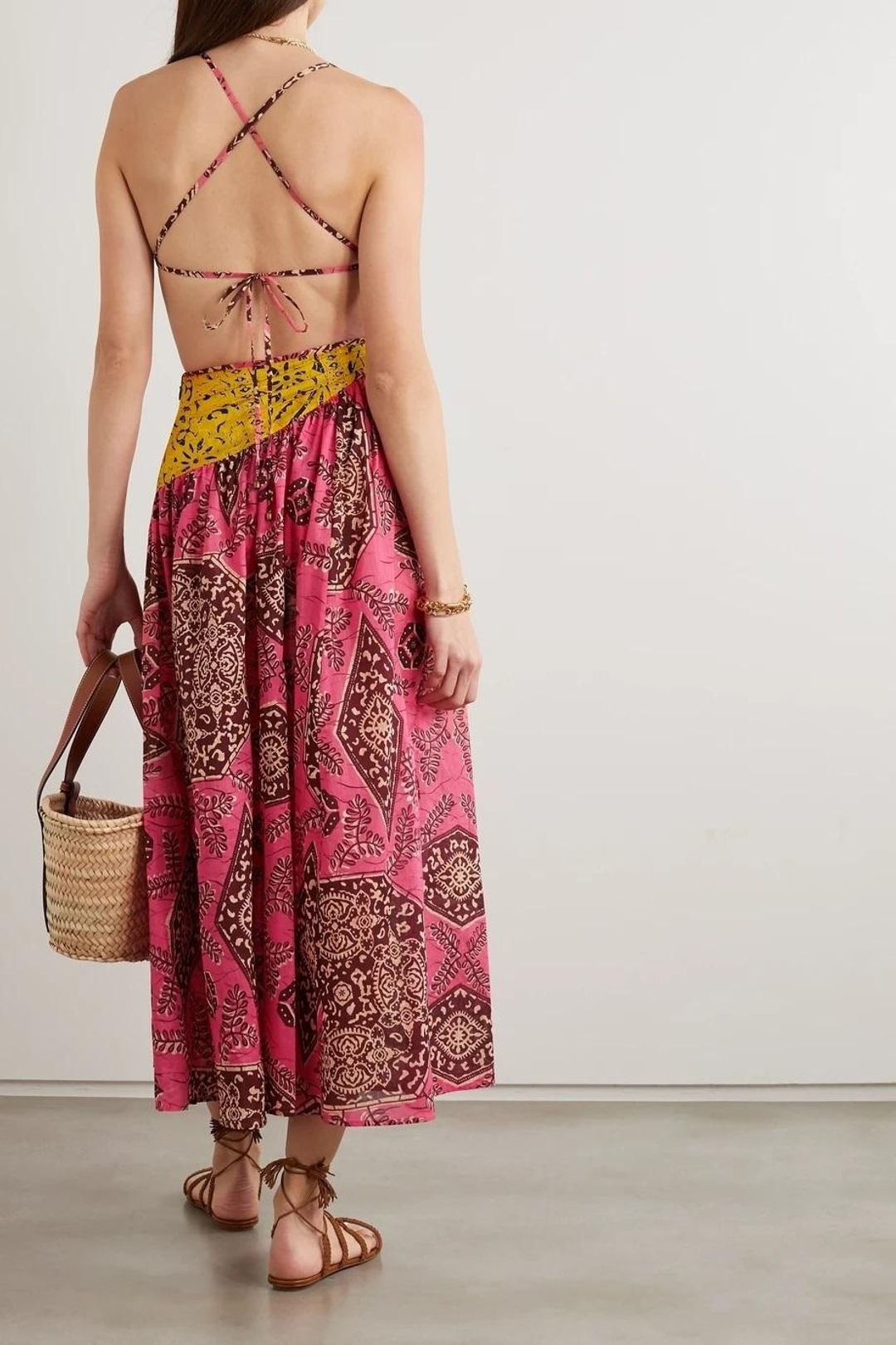 Zimmerman lulu asymmetrical ruched dress size 8  for rent on The Volte - main image