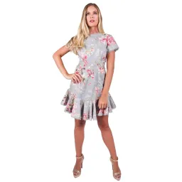 Zimmermann Mercer Flutter Mini Dress Floral Size 2 / AU 12 for rent on The Volte - image 1