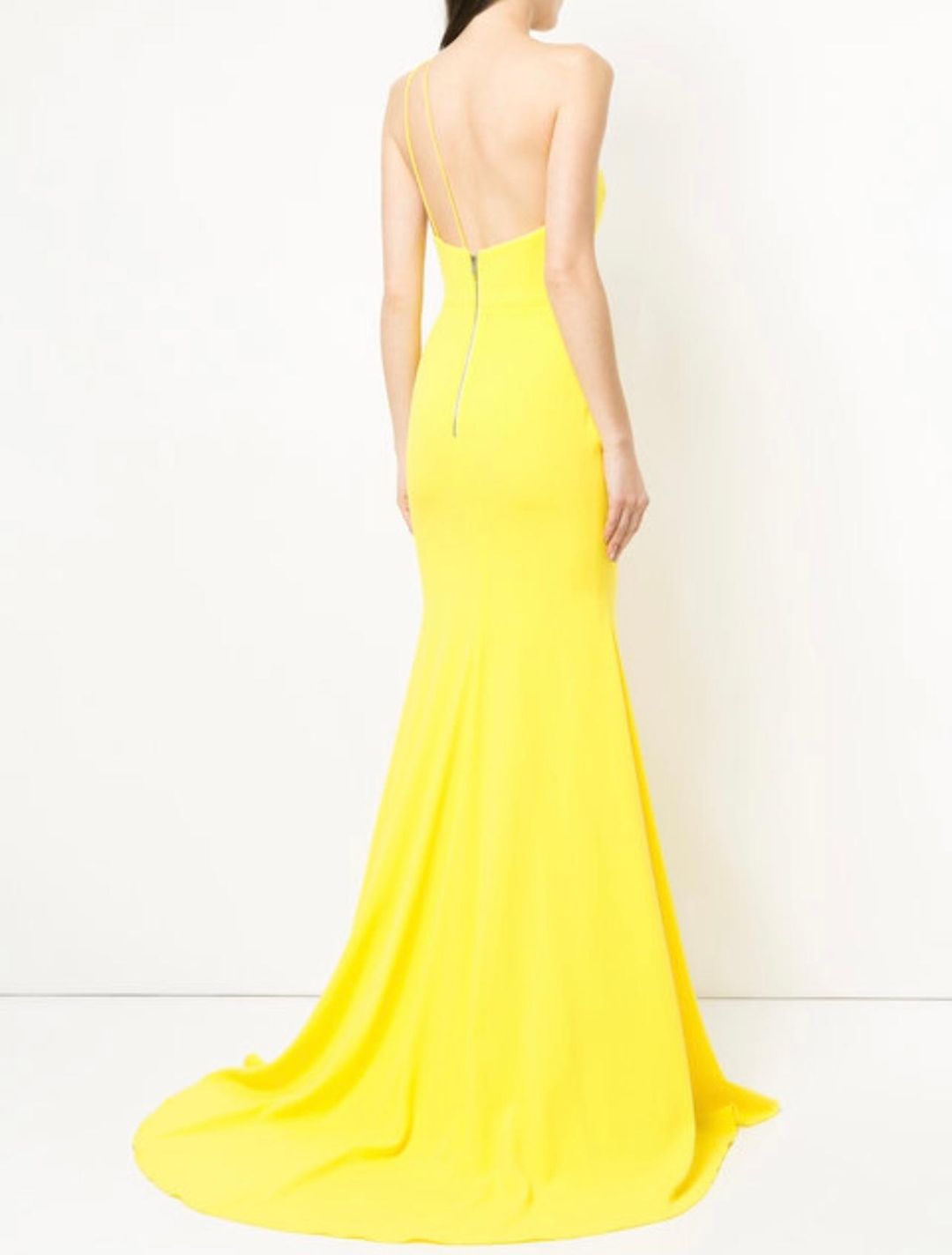 Alex Perry Serena Gown Yellow Size 8 for rent on The Volte - main image