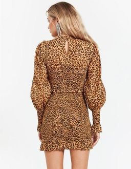 Bec & Bridge Lions Den Mini Dress Print Size AU 6 for rent on The Volte - image 2