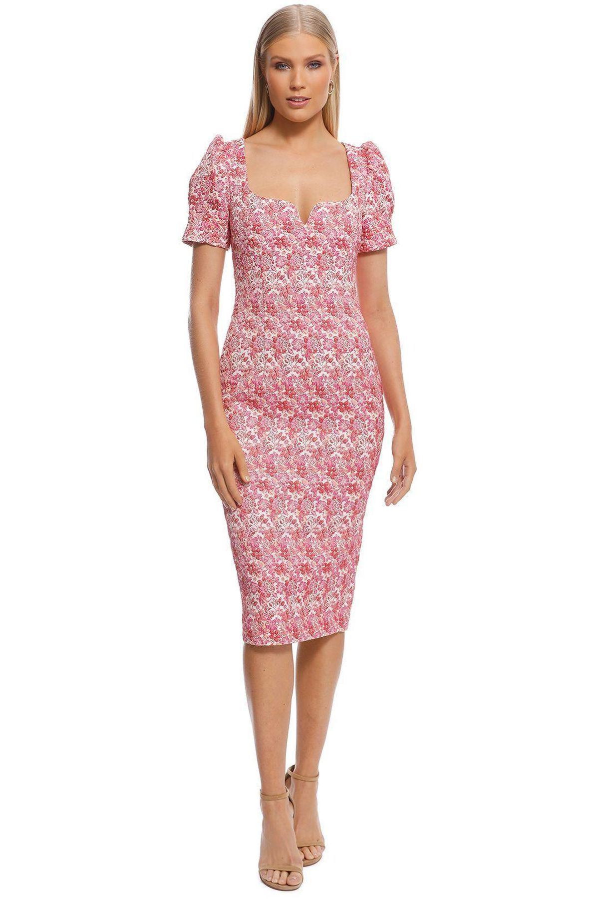  REBECCA VALLANCE Estelle Dress - Ivory Floral size 12 for rent on The Volte - main image
