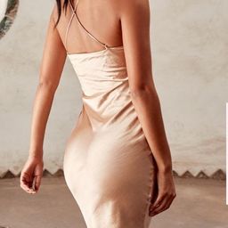 House of CB Gold Strappy Slip for rent on The Volte - image 3