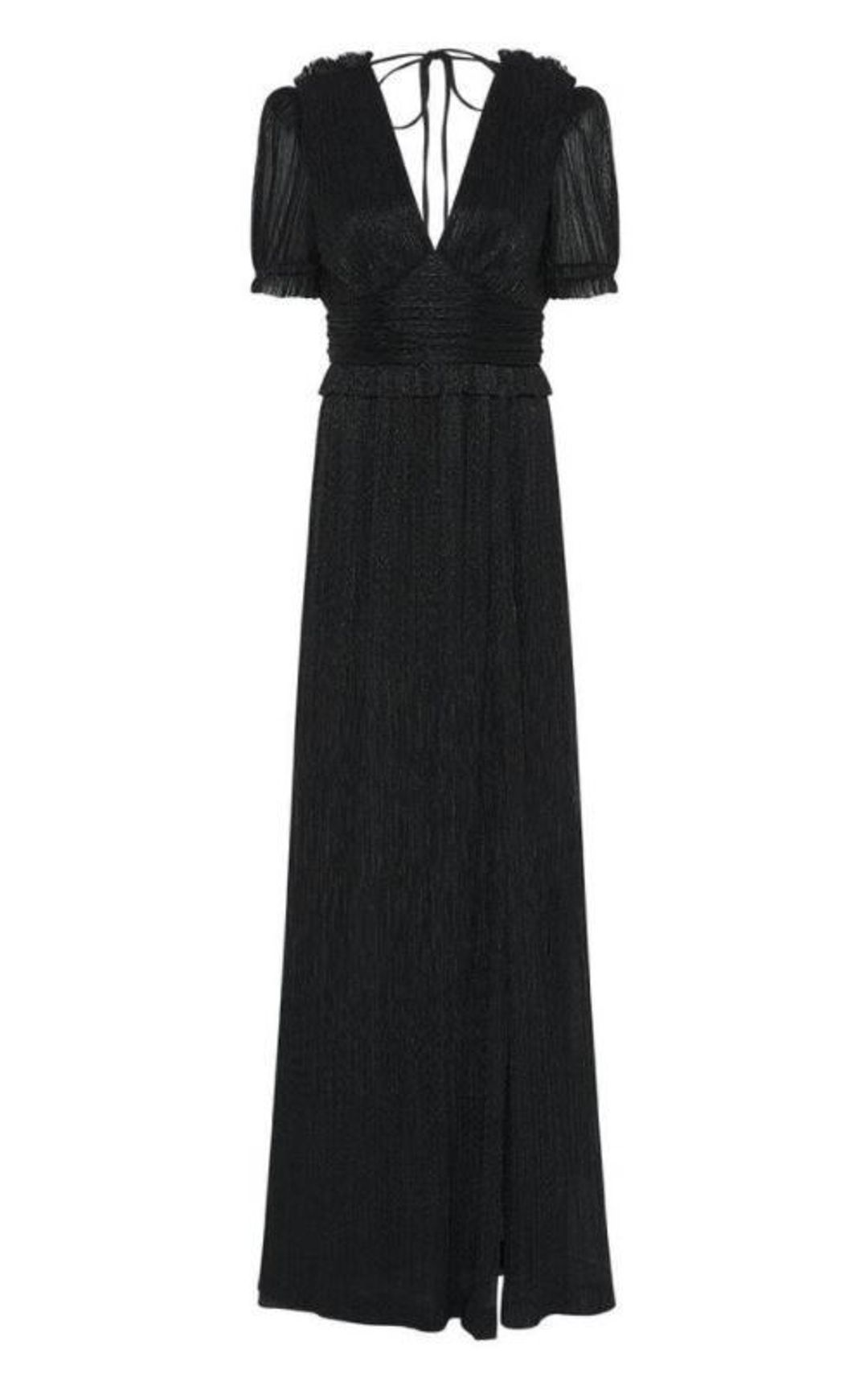 Black Short Sleeve Gown for rent on The Volte - main image