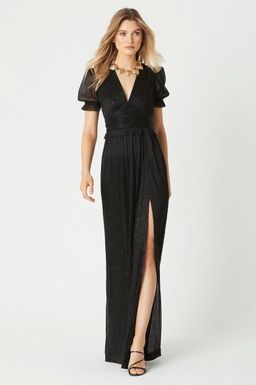 Black Short Sleeve Gown for rent on The Volte - image 1