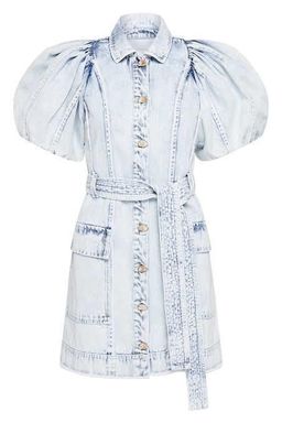 Framework Denim Puff Sleeve Dress for rent on The Volte - image 3