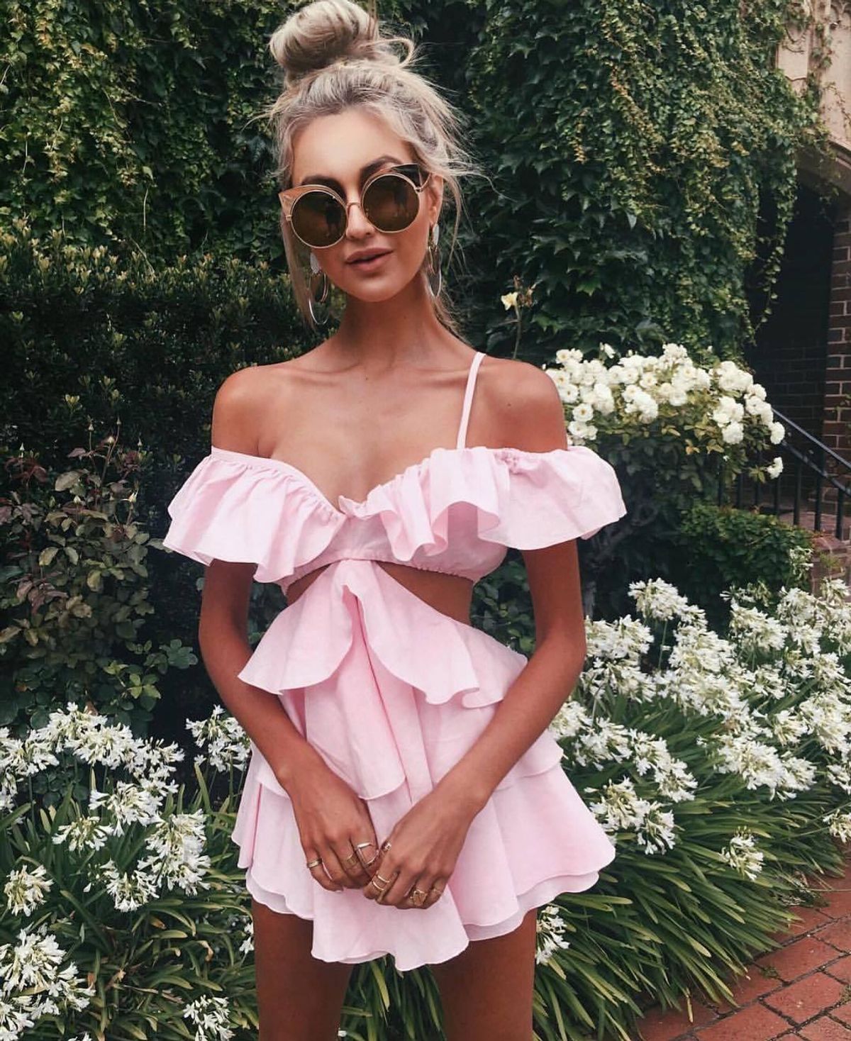 Sofia The Label Rose Pink Dress size 6 for rent on The Volte - main image