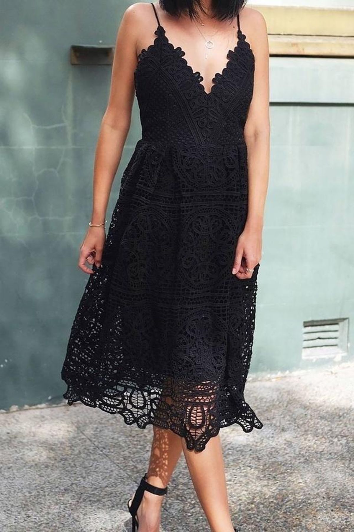Seed Heritage Broderie Lace Dress for rent on The Volte - main image