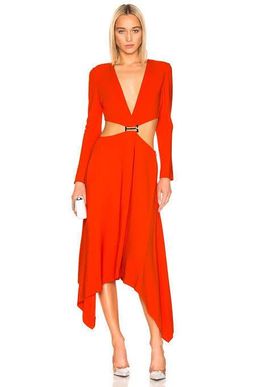 Dion Lee Red Modular E-Hook Dress for rent on The Volte - image 4