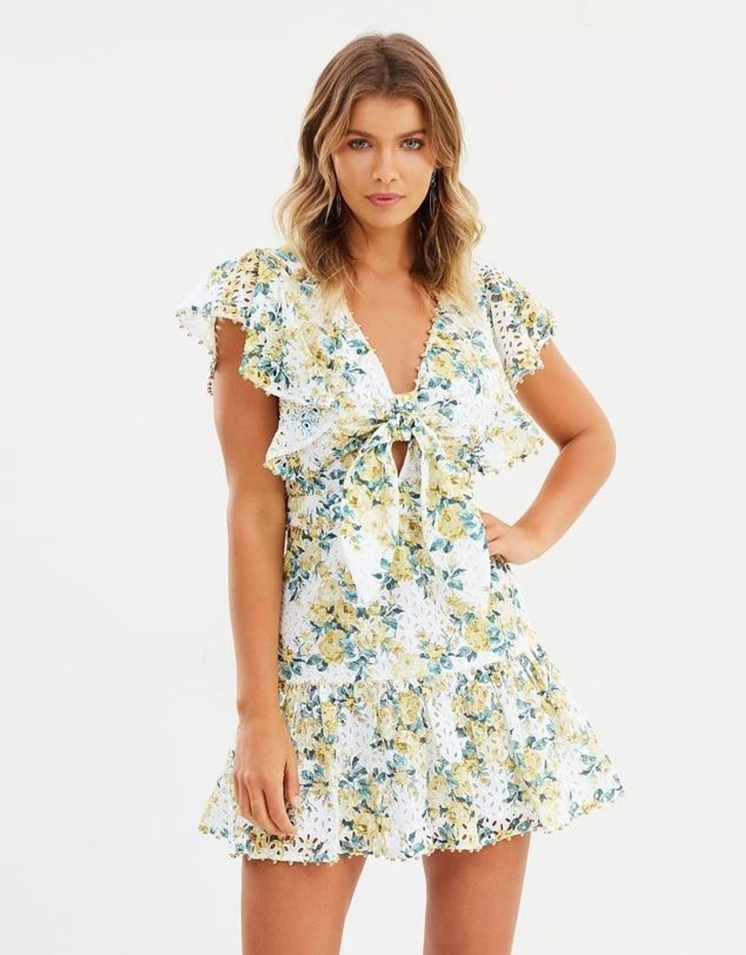 Talulah Tash Dress Floral Size 6 for rent on The Volte - main image