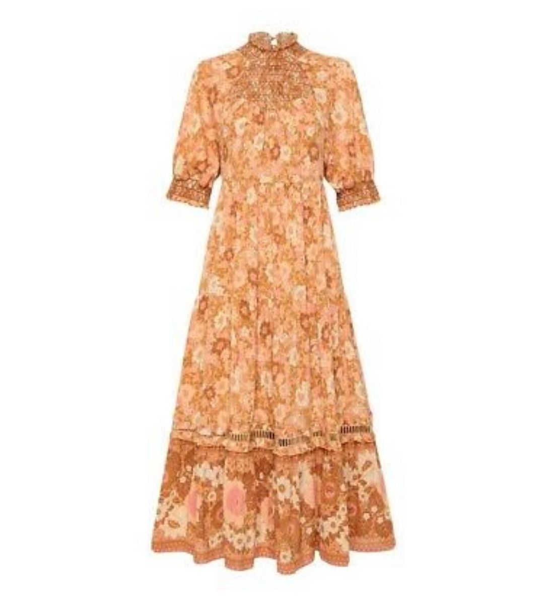 Anne Midi Gown - Peach for rent on The Volte - main image