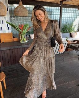 Sheike All That Sparkles Dress Metallic Size 10 for rent on The Volte - image 2