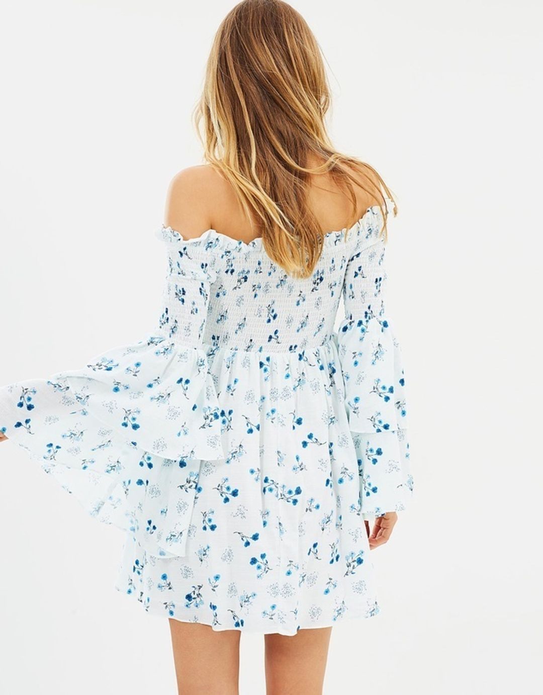 Steele Catalina Flare Dress Floral Size AU 6  for rent on The Volte - main image