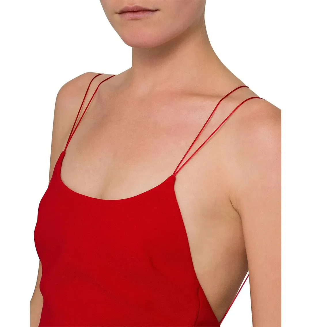 Bec & Bridge Florence Midi Dress Red Size AU 8 for rent on The Volte - main image