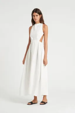 Sir the Label Alena Cross-Over Midi White Size 2 | AU 10 for rent on The Volte - image 1