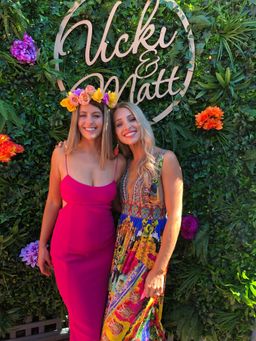 Bec & Bridge Amelie Midi Dress Pink Size 8 for rent on The Volte - image 2