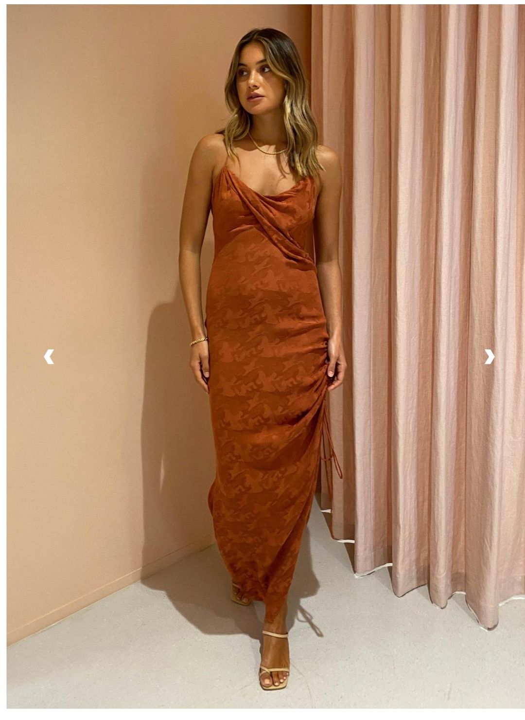 One fell Swoop Venus Maxi Dress in Rust  for rent on The Volte - main image