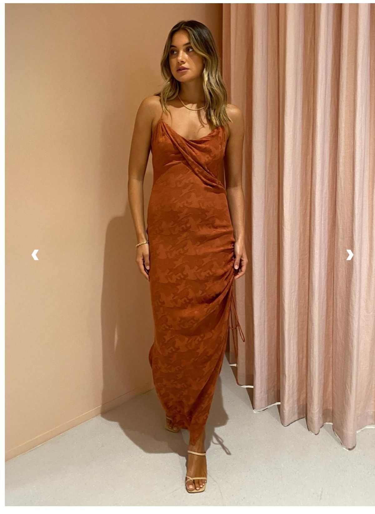 One fell Swoop Venus Maxi Dress in Rust  for rent on The Volte - main image