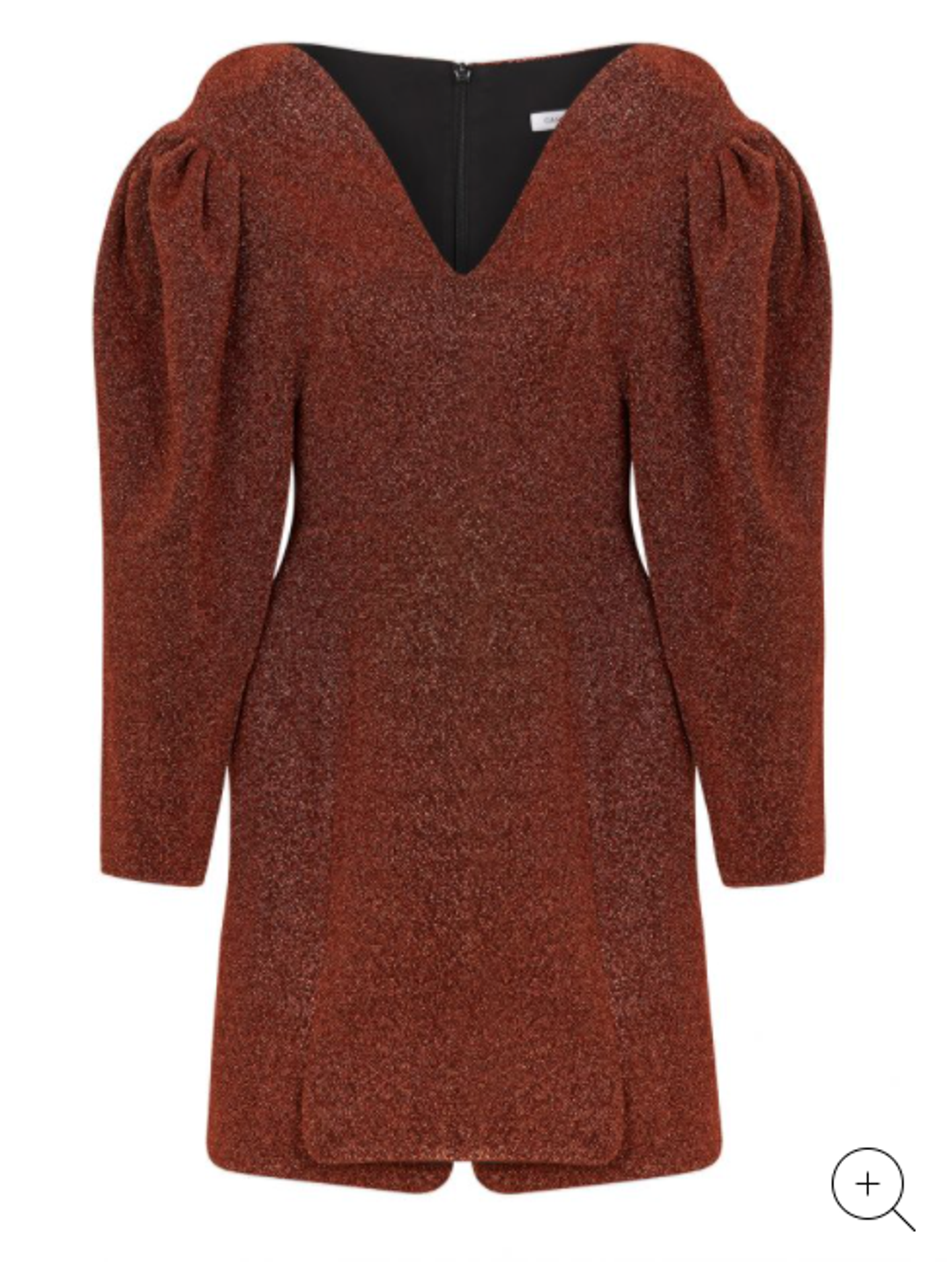 Camilla and Marc Baylee Mini Dress  Copper Size 6 for rent on The Volte - main image