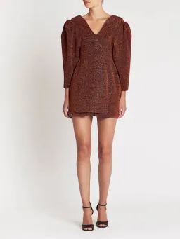 Camilla and Marc Baylee Mini Dress  Copper Size 6 for rent on The Volte - image 1