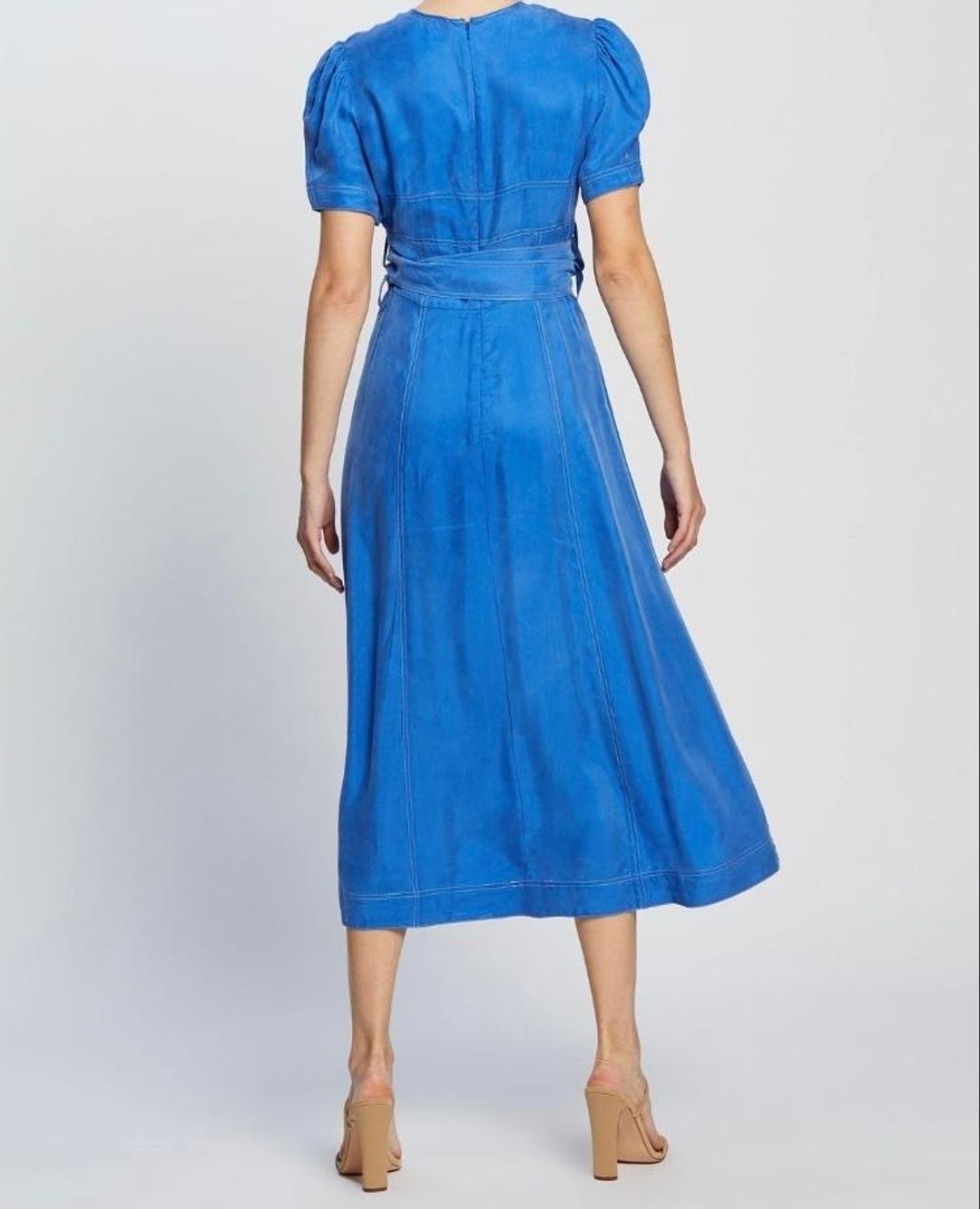 Alice McCall Eyes On You Midi Dress Blue Size 10 for rent on The Volte - main image