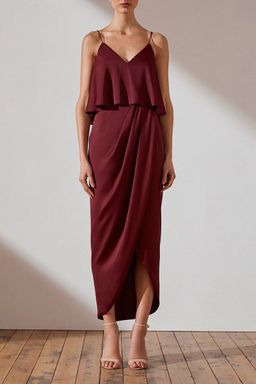 Luxe Cocktail Frill Dress Garnett for rent on The Volte - image 1