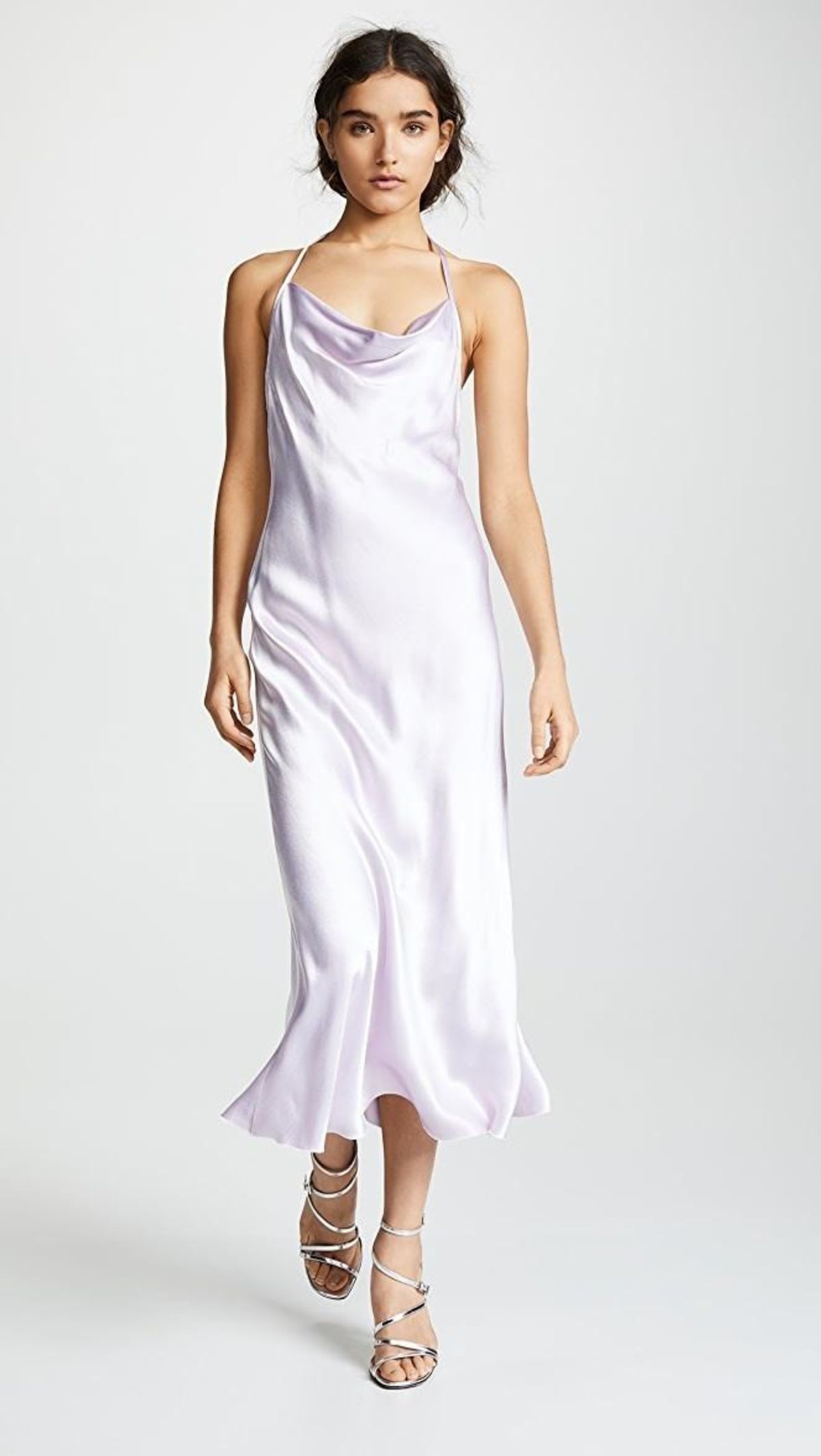 Bec & Bridge Disco Dancer Midi Dress Lilac Size 8 for rent on The Volte - main image