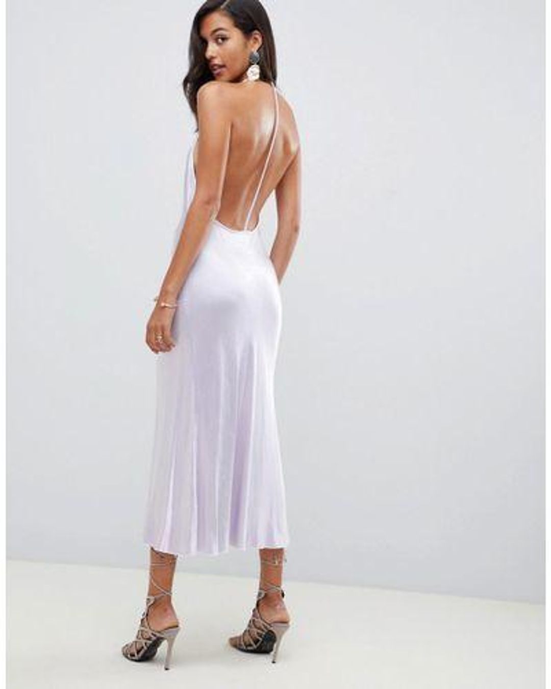 Bec & Bridge Disco Dancer Midi Dress Lilac Size 8 for rent on The Volte - main image