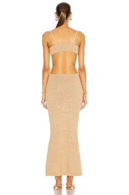 Cult Gaia Serita Knit Dress Sand Size XS for rent on The Volte - image 3