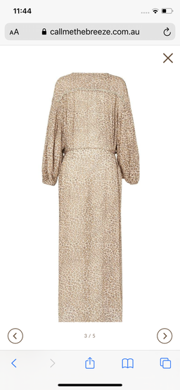 Spell and The Gypsy Frankie Shirt Dress Leopard Print Size 8 for rent on The Volte - image 5