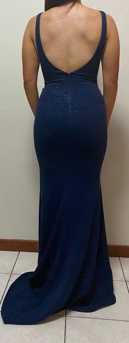 Portia and Scarlett 45089R Evening Dress Navy Size 8 for rent on The Volte - image 3