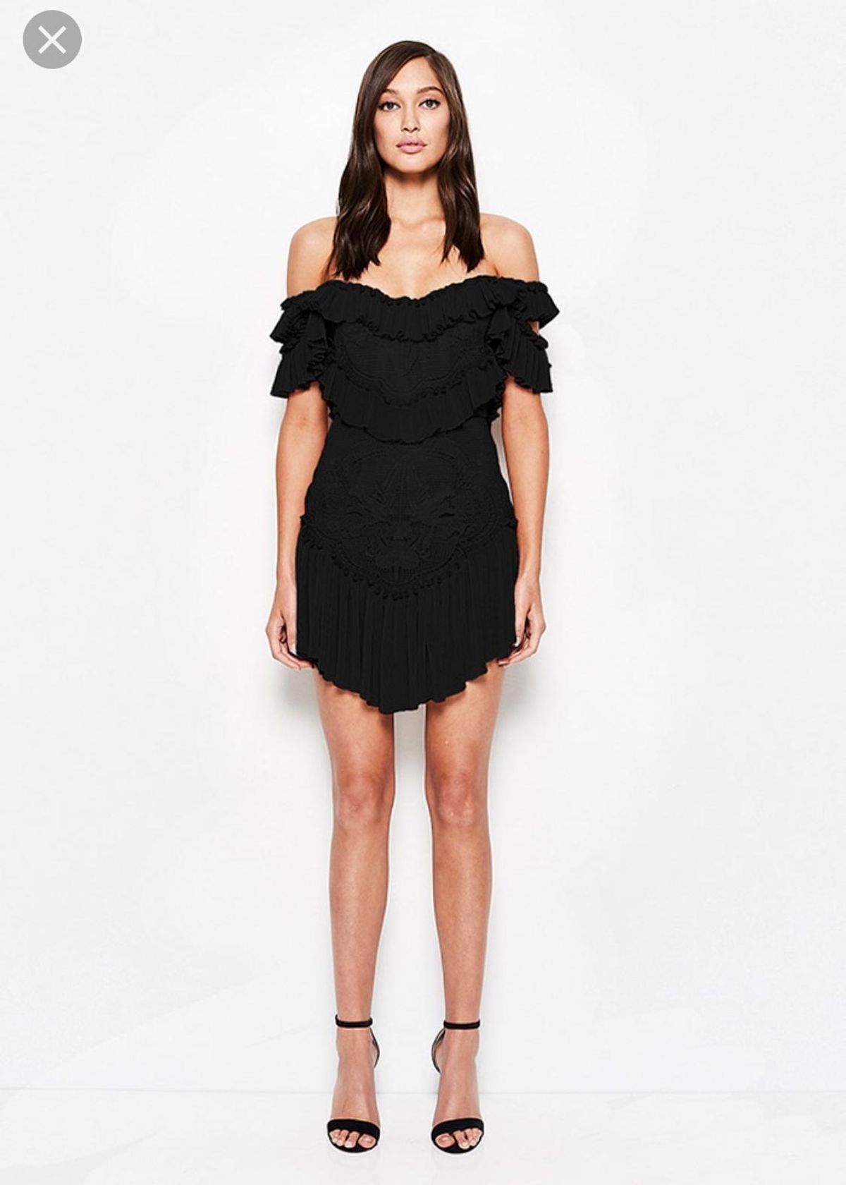 Alice McCall Love Birds Dress Black Size 8  for rent on The Volte - main image