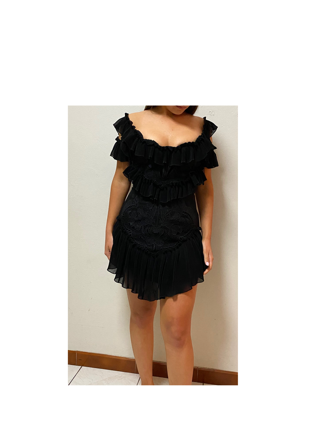 Alice McCall Love Birds Dress Black Size 8  for rent on The Volte - main image