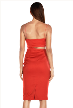 MISHA Selina Slip Red Dress Size 10 for rent on The Volte - image 3