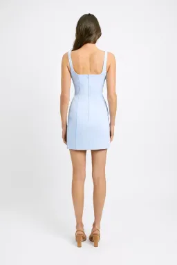Kookai Oyster Bustier Dress Ice Blue Size 8 for rent on The Volte - image 2