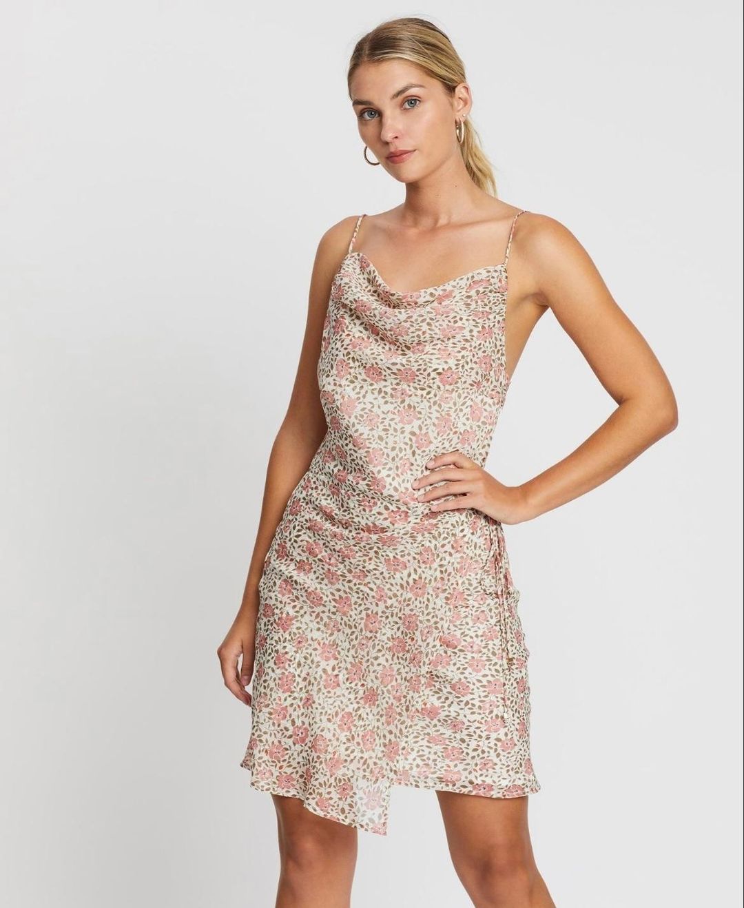 Winona Desert Rose Wrap Dress Floral Size 8 for rent on The Volte - main image