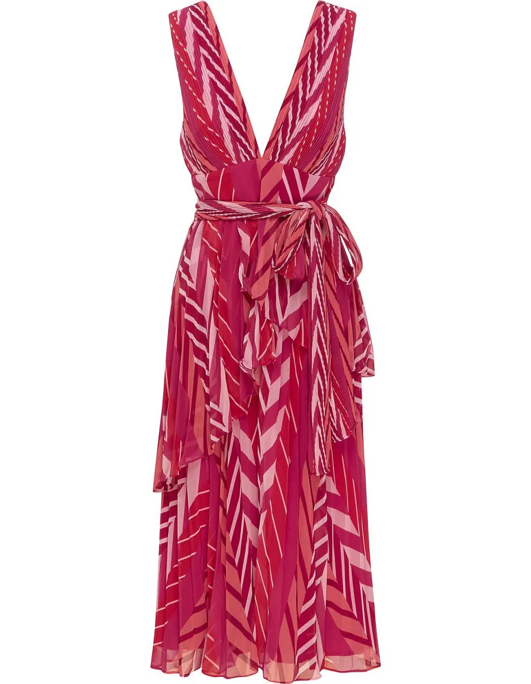 Talulah Sugar and Spice Midi Dress Tango Stripe Size XS / AU 6 for rent on The Volte - main image