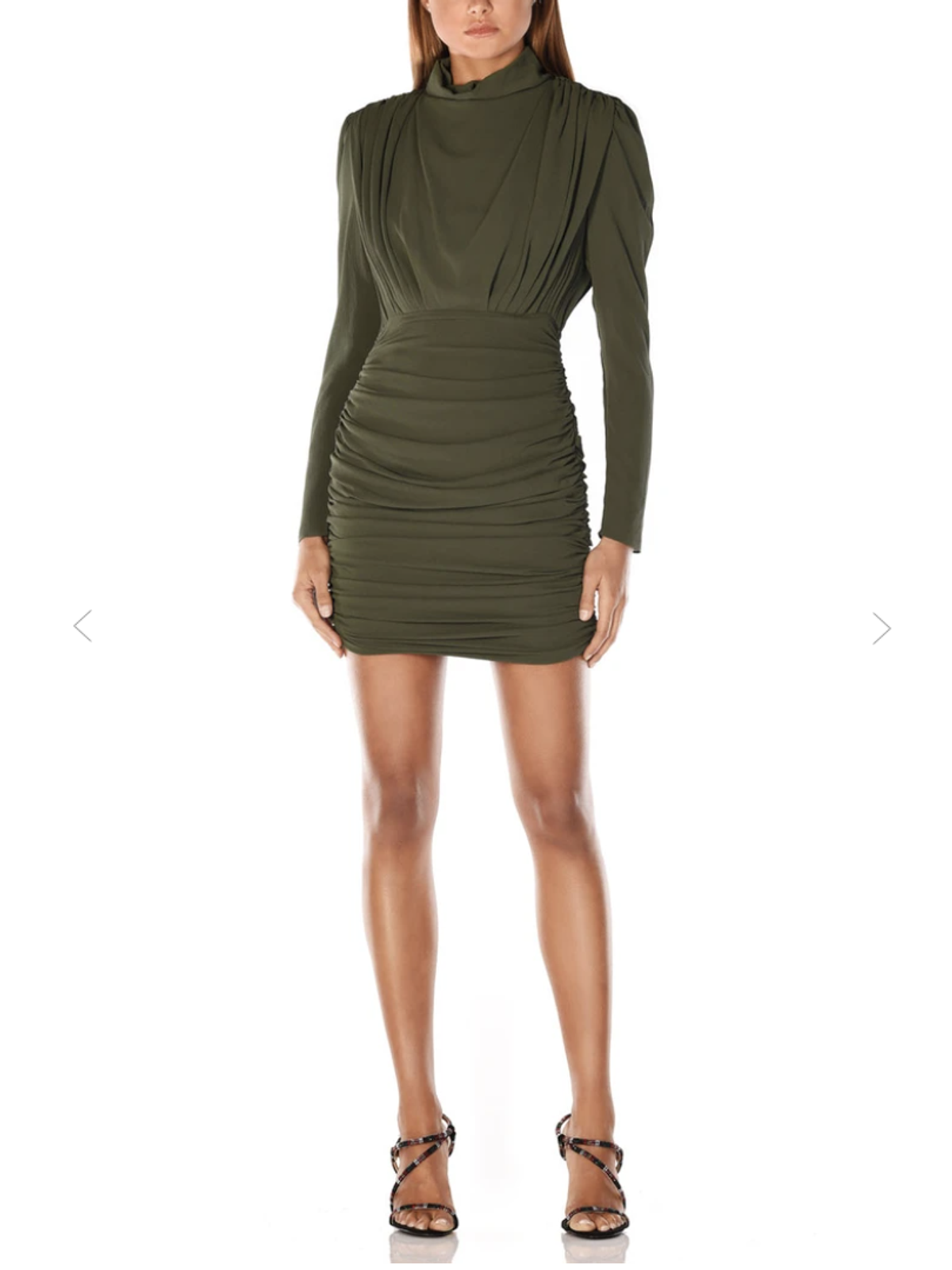 Misha Pearly Dress Green Size 10 for rent on The Volte - main image