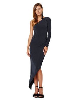 Bec & Bridge Normandie Asymmetrical Dress Black Size AU 6 for rent on The Volte - image 1