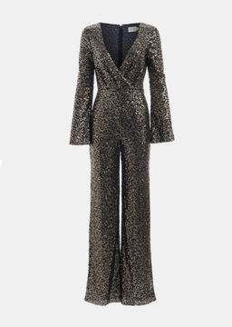 MISHA Sharnie Pantsuit Gold Size 6/XS for rent on The Volte - image 5