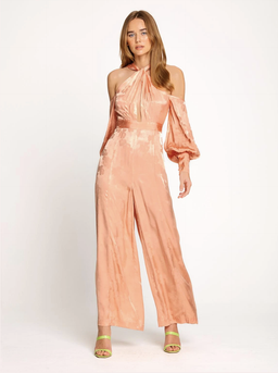Alice McCall Iced Guava Memory Lane Jumpsuit Orange Size 6 for rent on The Volte - image 1